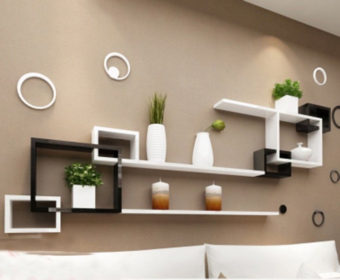 Красивые настенные полки