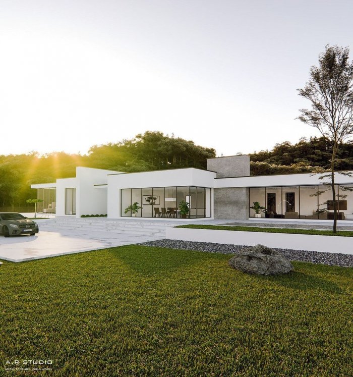 Модерн Хаус одноэтажные