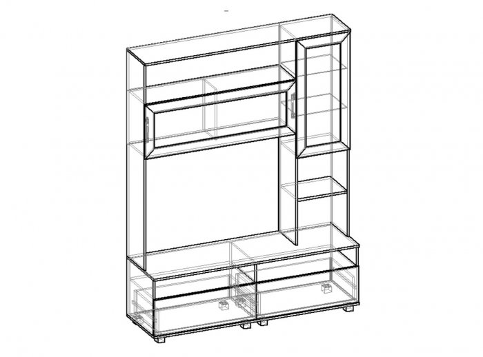 Стенка Каролина Центральная секция