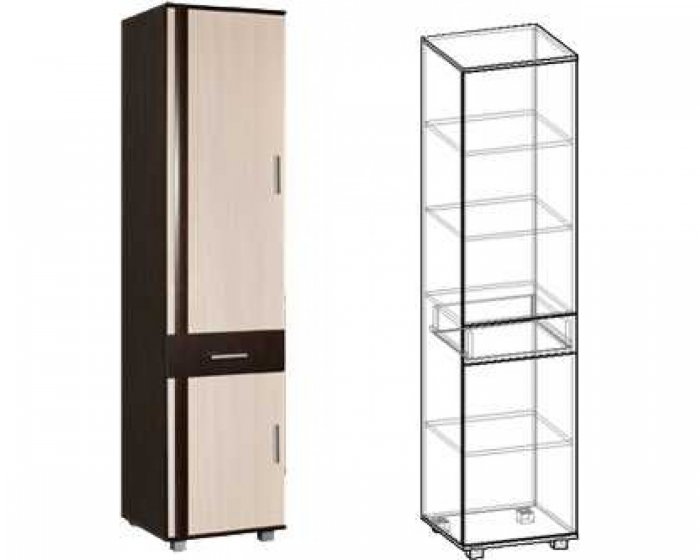 Шкаф-пенал Каролина