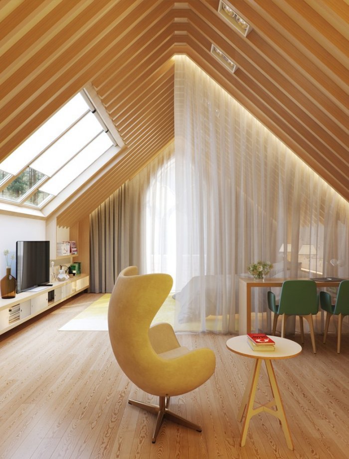 Мансардная комната