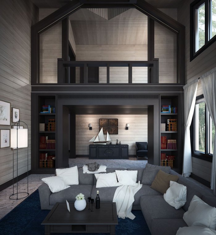 Интерьер со вторым светом