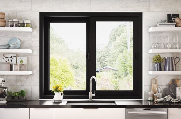 Черные окна