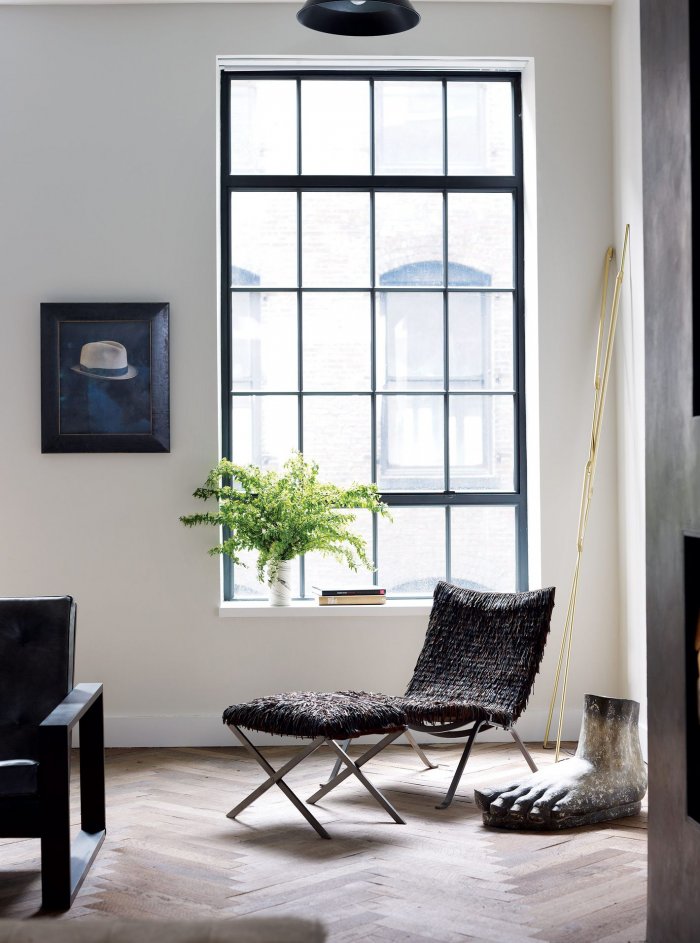 Окна в интерьере лофт