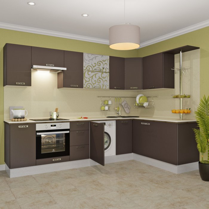 Кухня графит Леруа