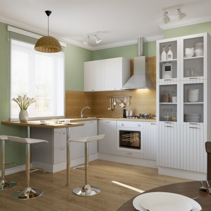 Кухня фенс Леруа