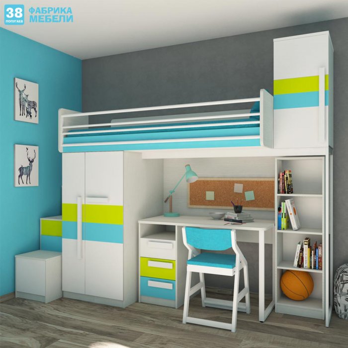 Детская мебель Твист 38 попугаев