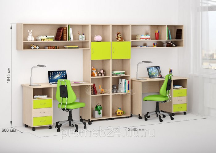 Уголок школьника Легенда №7 лайм