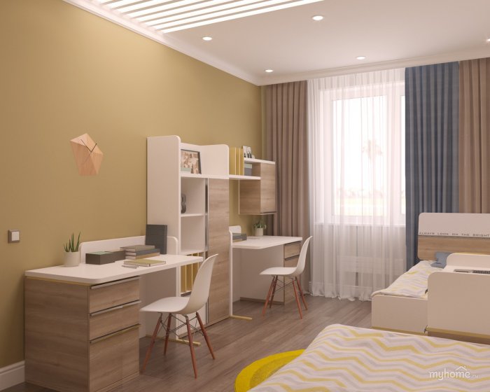 Обустройство детской комнаты для школьника