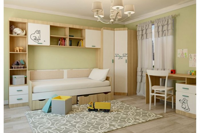 Аквилон модульная детская «кот»