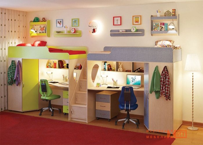 Детская кровать чердак Легенда 4.5