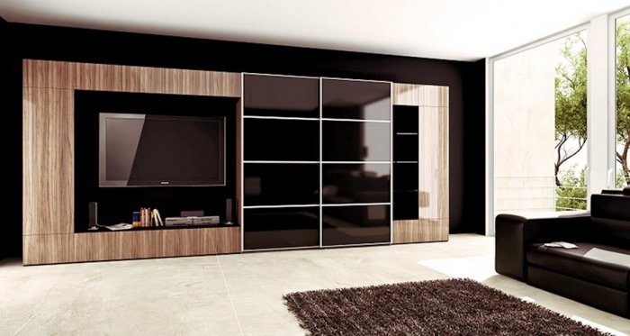 Современный шкаф в гостиную