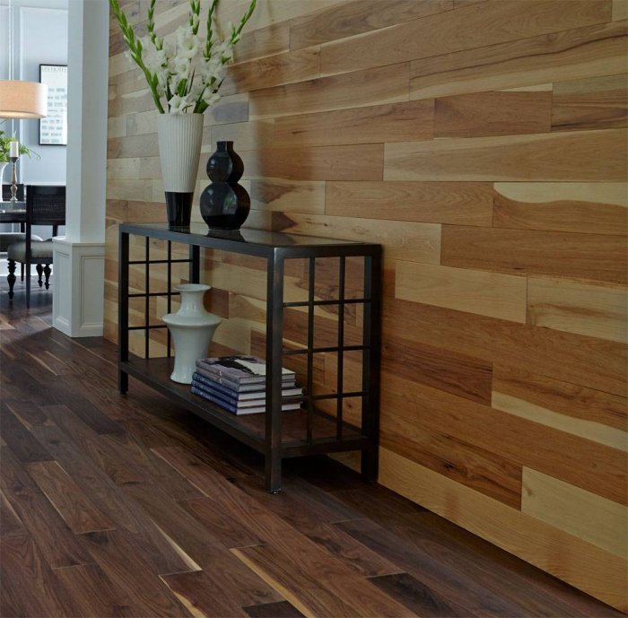 Ламинат на стену