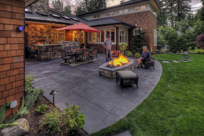 Обустройство двора