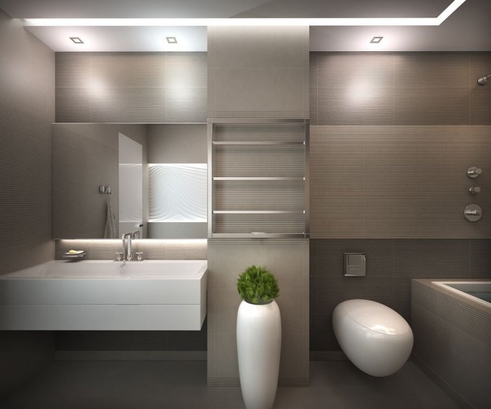 Санузел в современном стиле