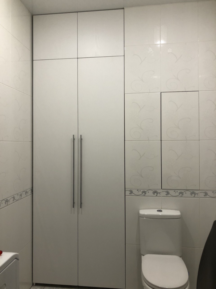 Встраиваемый шкаф в ванную