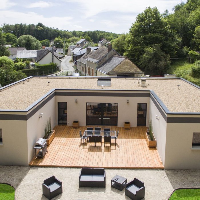 П образный дом