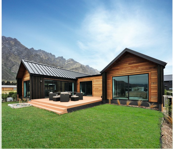 Современный одноэтажный дом