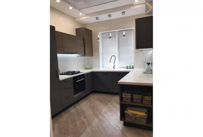 П-образный кухонный гарнитур