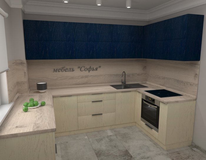 П образные кухни