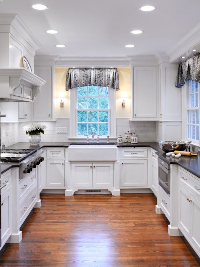 П образные кухни