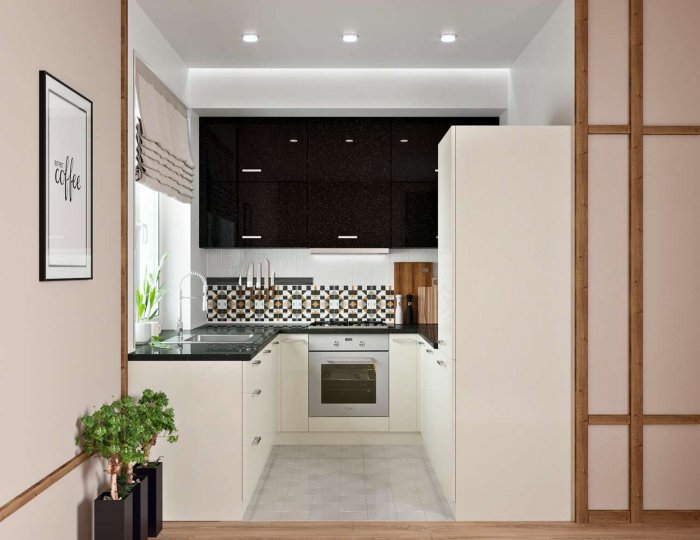 П-образная кухня