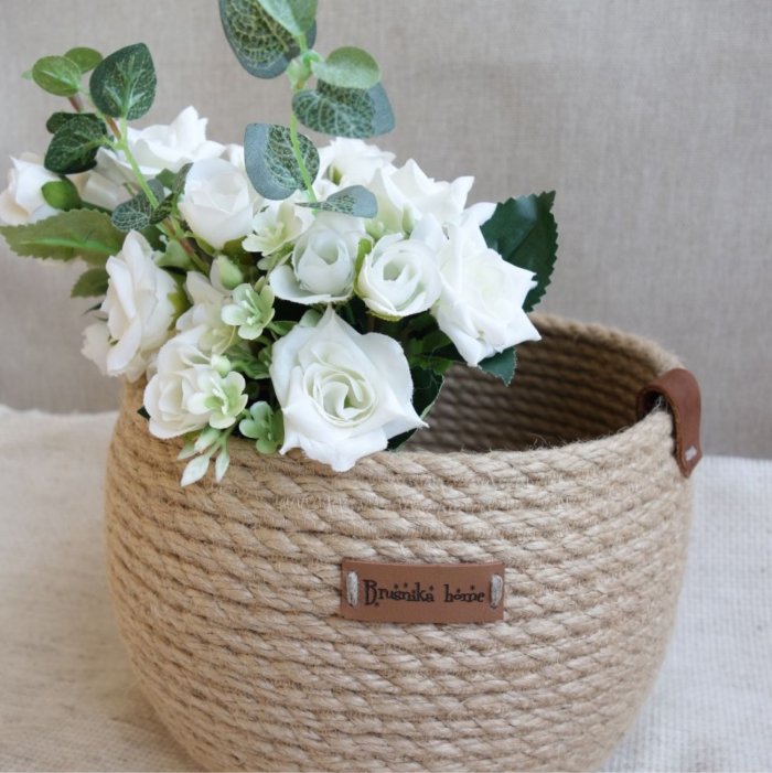 Интерьерные вещи из джута