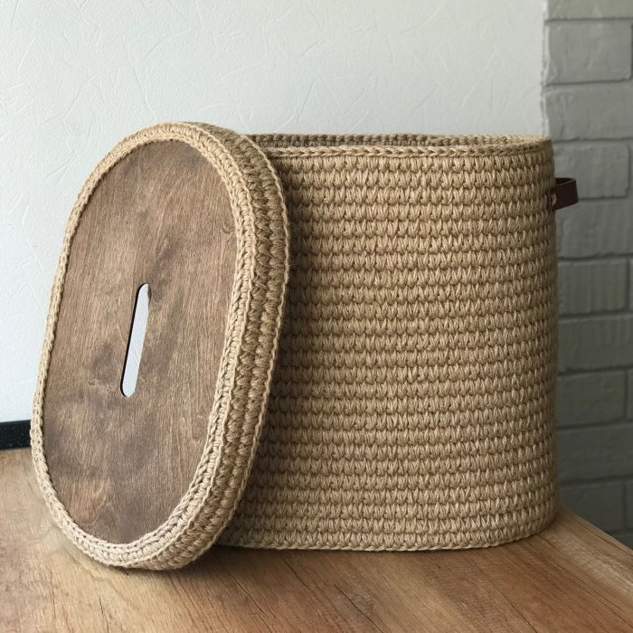 Корзинка для мелочей из джута