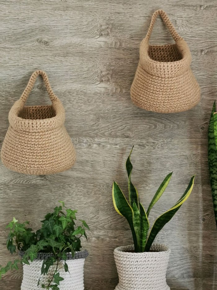 Корзинки из джута