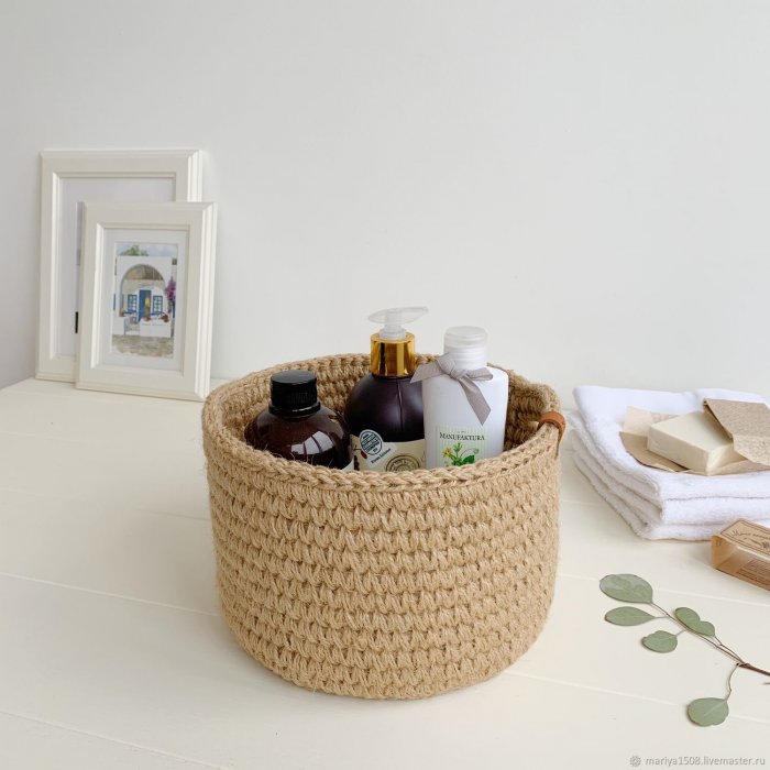 Корзинки из джута