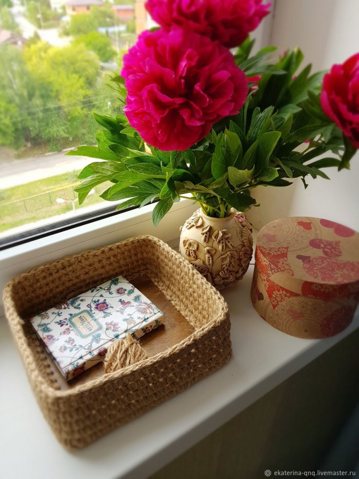 Набор корзин из джута