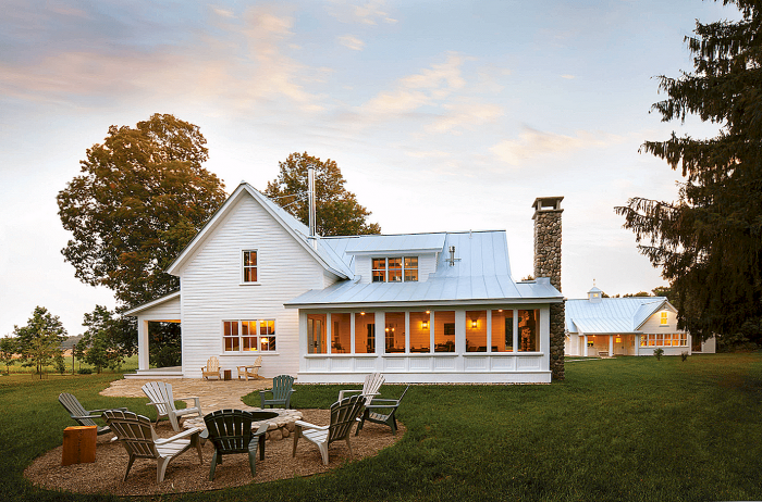 Фермерские дома в американском стиле