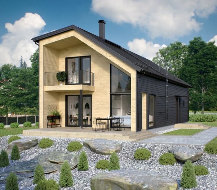 Дом 2 этажа 150 м2