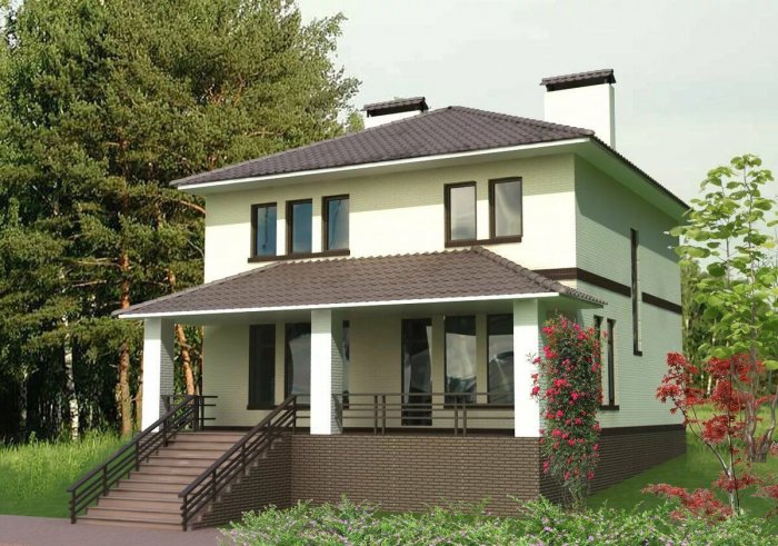 Двухэтажный дом