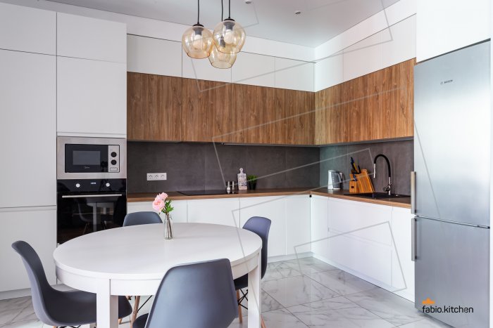Стильные кухни Фабио в интерьере