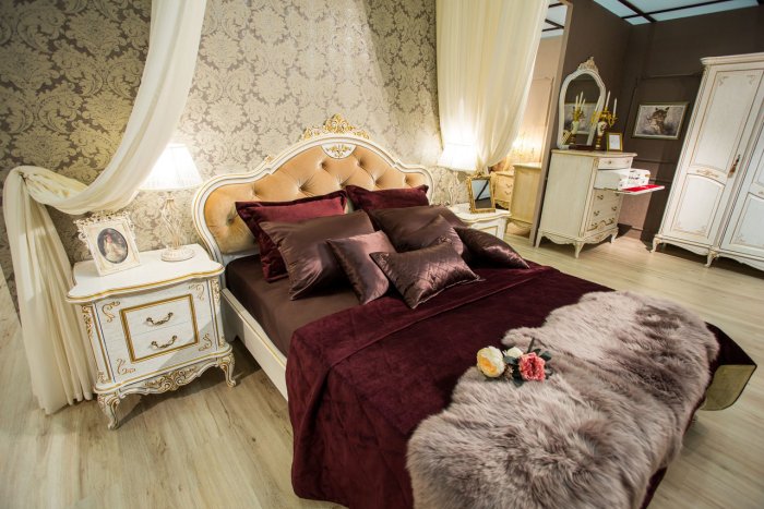 Кровать Барокко мебель Черноземья