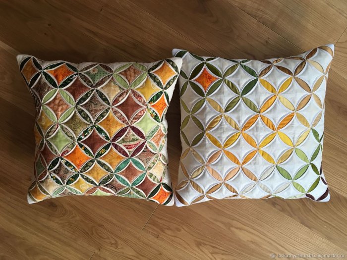 Лоскутное шитье подушки