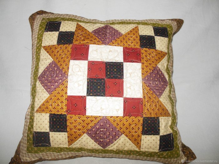 Пэчворк наволочки для подушек