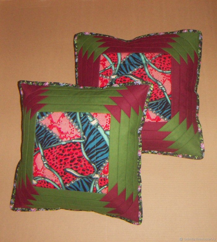 Подушки пэчворк