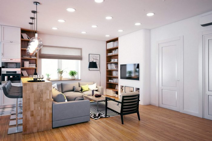 Интерьер квартиры студии