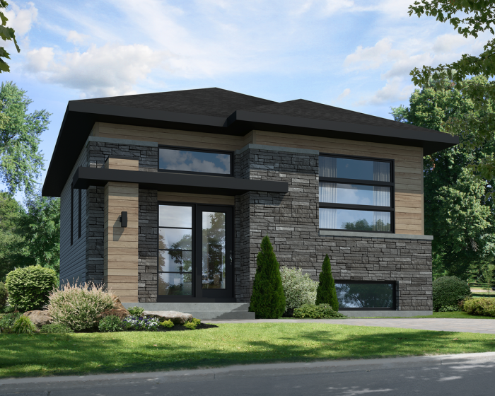 Фасады домов в стиле лофт