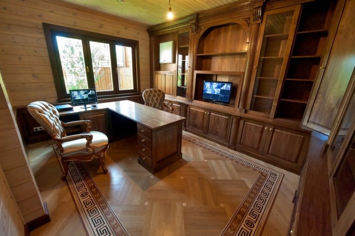 Отделка домашнего кабинета