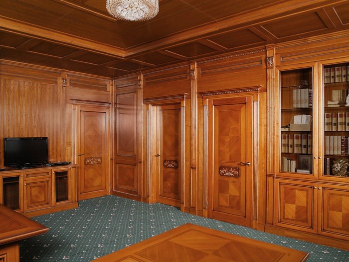 Настенные панели из массива