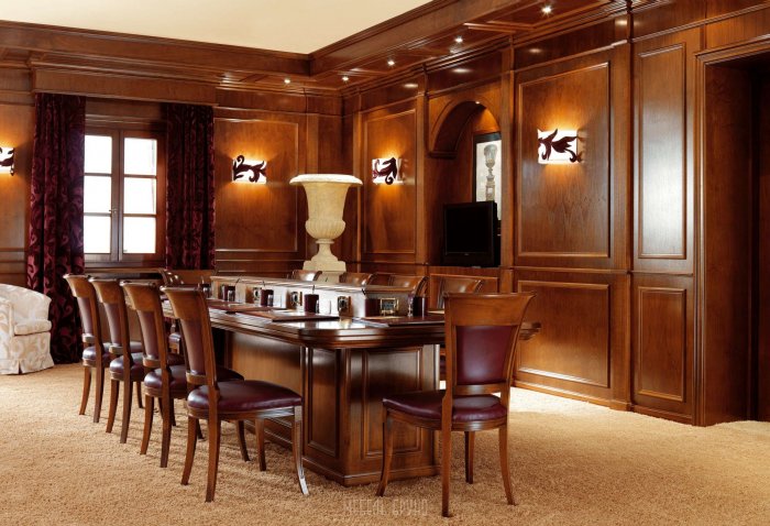 Кабинет из дерева