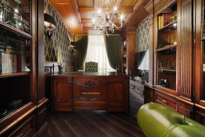 Кабинет из дерева
