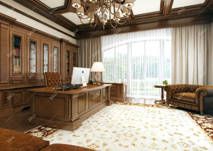 Деревянный классический кабинет