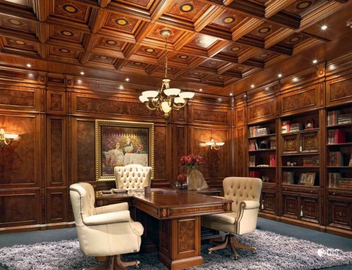 Отделка кабинета