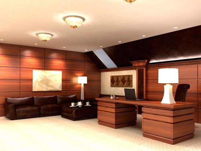 Отделочные панели для кабинета