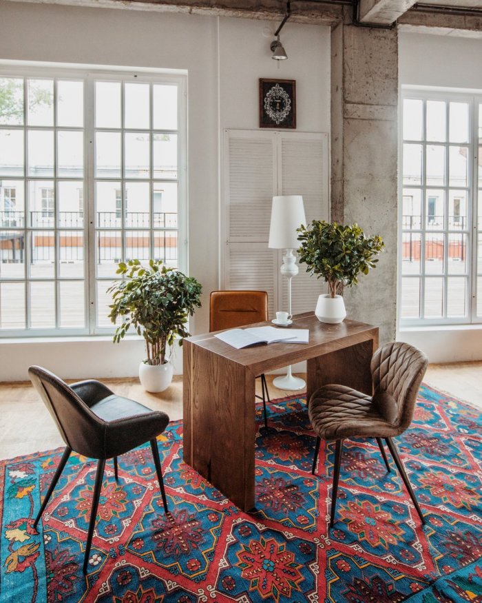 Старые ковры в современном интерьере