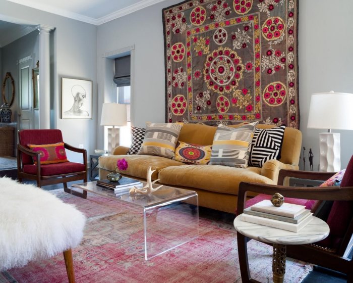 Стильные ковры на стену